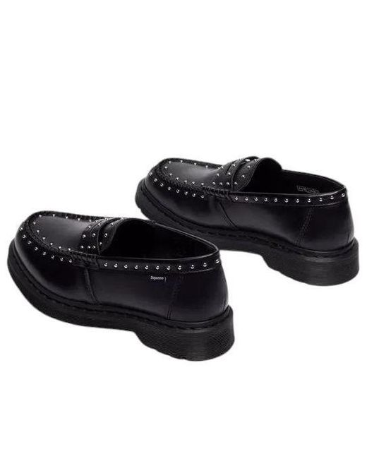 Dr. Martens X Supreme Studded Penton Loafer in Black for Men | Lyst