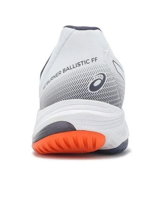 Asics White Netburner Ballistic Ff 3 Fog' for men