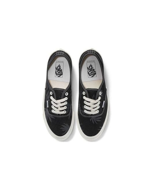 Vans Black Og Authentic Lx 'Island Leaf for men