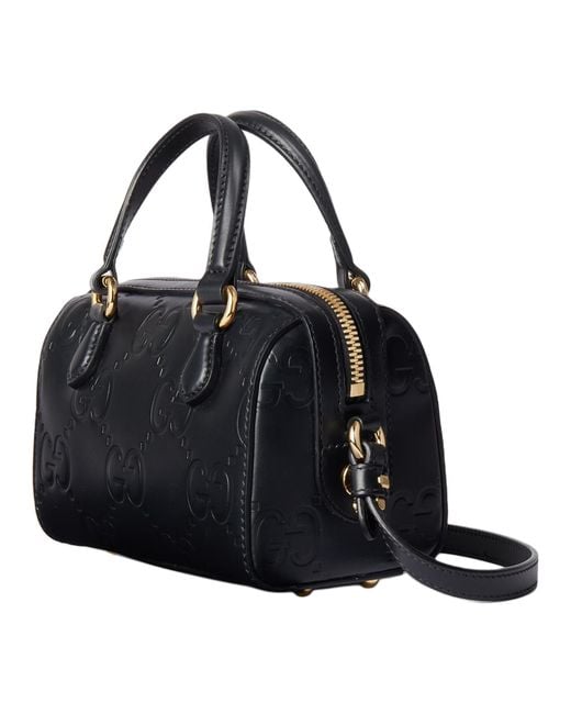 Gucci Black (Wmns) Gg Super Mini Top Handle Bag