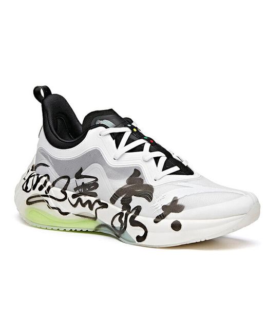 Anta White (Wmns) Star Series Low 'Ink Rhyme