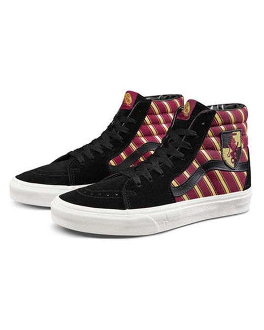Vans Black Harry Potter X Sk8-Hi 'Gryffindor' for men