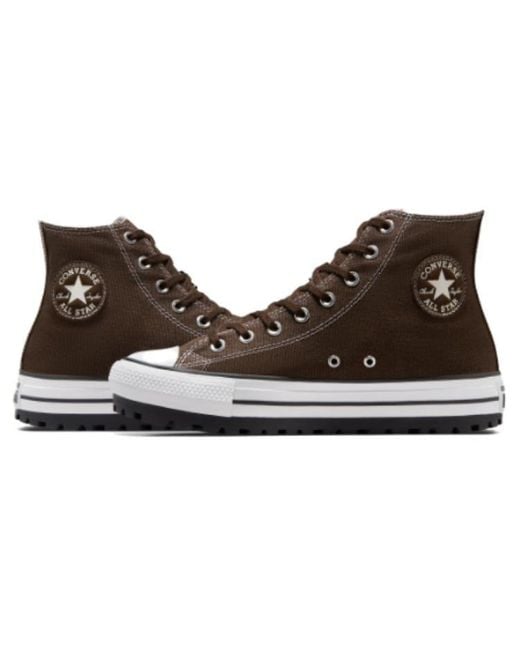 Converse Brown Chuck Taylor All Star City Trek Shoes 'Fresh Brew' for men