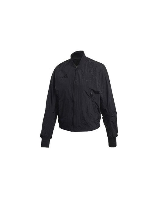 Adidas Blue (Wmns) Vrct Jk Woven Stitching Jacket Coat