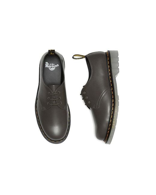 Dr. Martens Brown 1461 Iced Smooth Leather Oxford Shoes for men