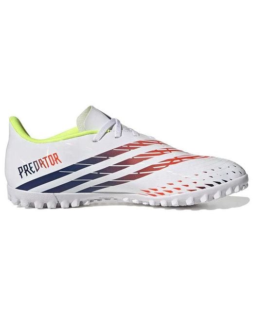 Adidas White Predator Edge.4 Tf for men