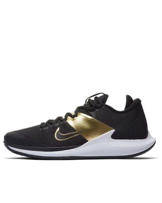 Nike Court Air Zoom Zero Hc 'black Metallic Gold' for men