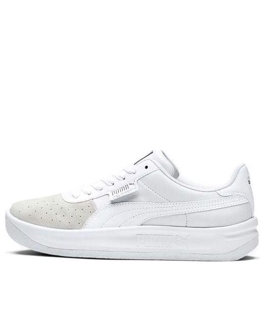 PUMA White (Wmns) California Monochrome Low-Top