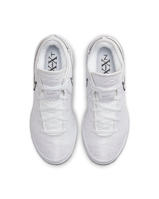 Nike White Zoom Lebron Nxxt Gen for men