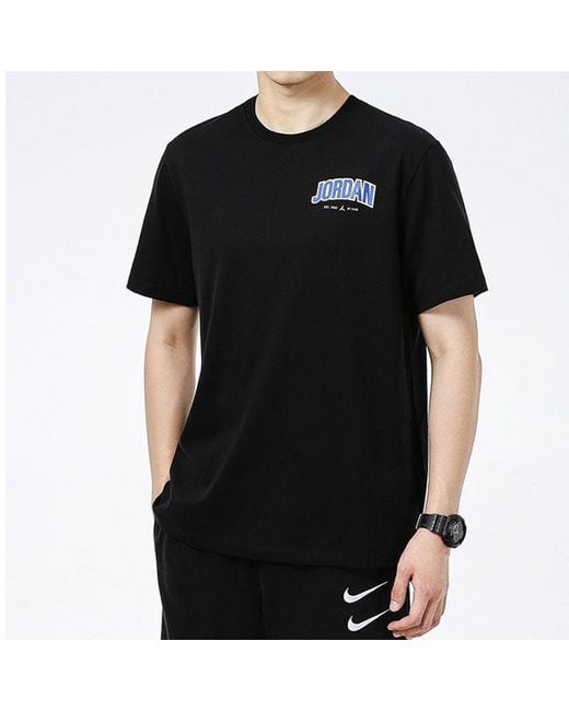 Nike Black As J Jmpmn Gfx Ss Crew for men