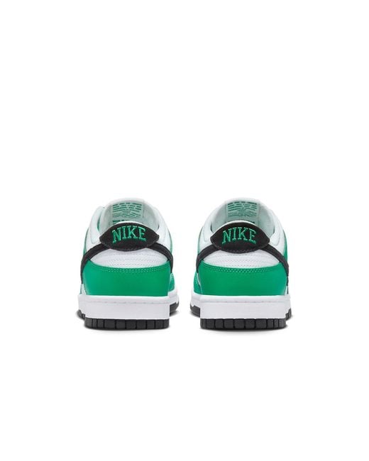Nike Green Dunk Low Shoes for men