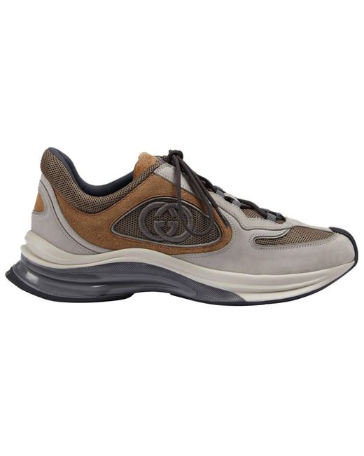 Gucci Brown Run Sneaker 'Light' for men