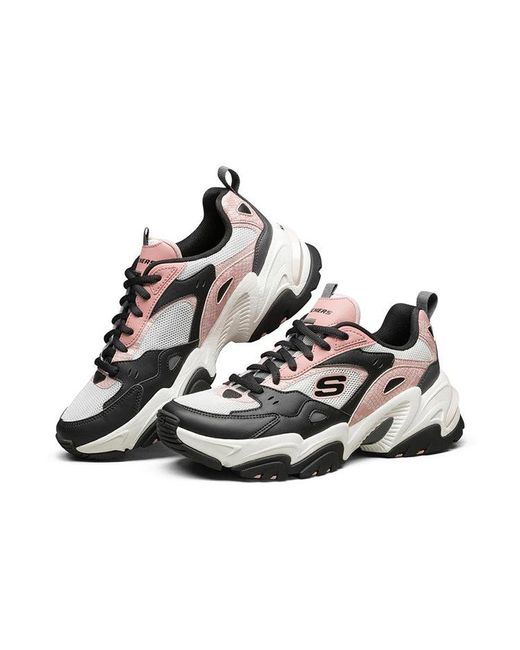 Skechers White (Wmns) Stamina V2 Low-Top Running Shoes