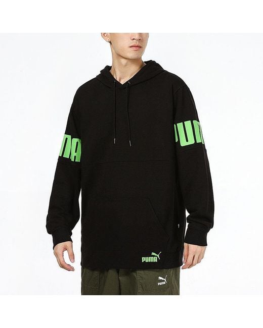 PUMA Black Logo Printing Sports Breathable for men