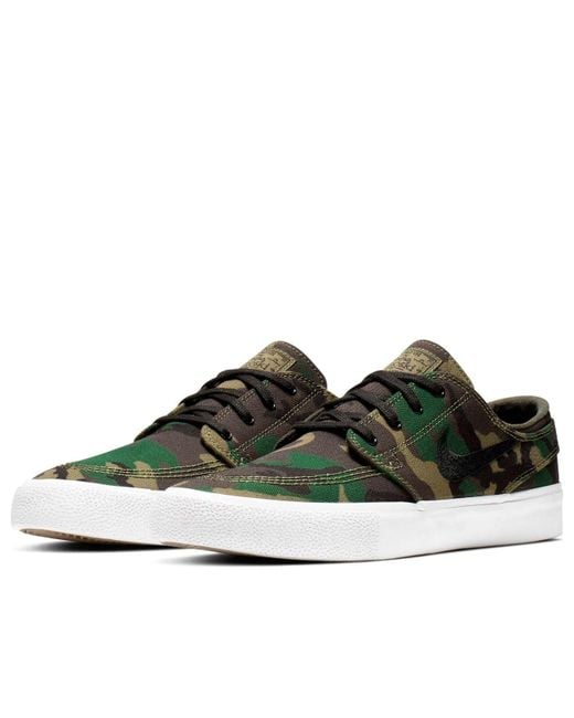 Nike Brown Zoom Janoski Canvas Premium Sb 'Camo' for men