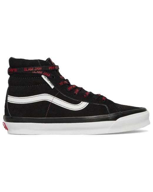 Vans Black Sk8-Hi Og Lx X Slam Jam for men