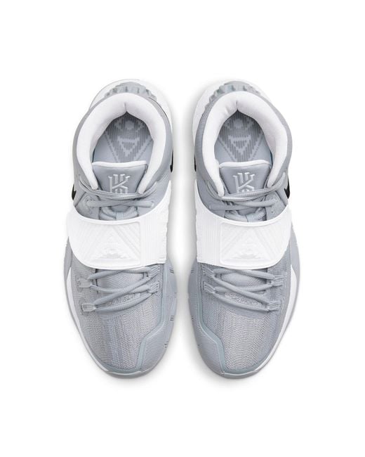 Nike Gray Kyrie 6 Team 'Wolf' for men
