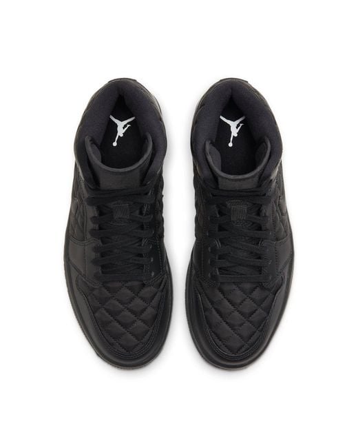 Nike Black (Wmns) 1 Mid Se Quilted'