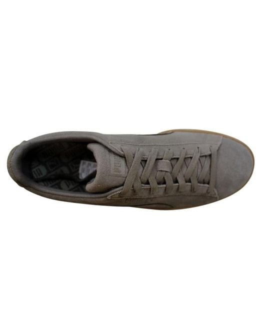 PUMA Brown Suede Classic Natural Warmth 'Falcon' for men