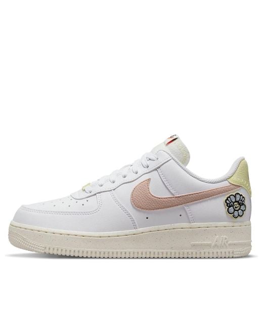 Nike White (Wmns) Air Force 1 '07 Se 'Flower Power'
