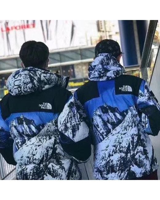 Supreme Blue Fw17 X The North Face Mountain Parka