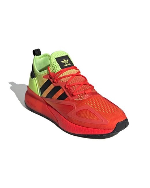 Adidas Red Zx 2K Boost 'Solar' for men