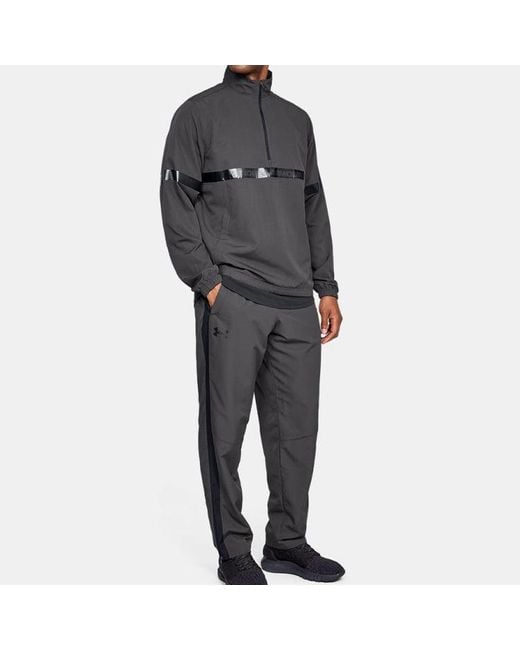 Under Armour Black Sportstyle Woven Pants 'Dark' for men