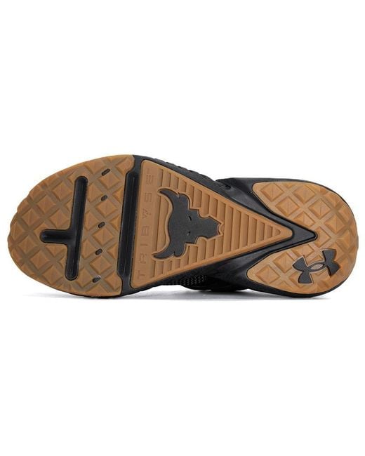 Under Armour Black Project Rock 5 Training Shoes 'Iron Paradise' for men