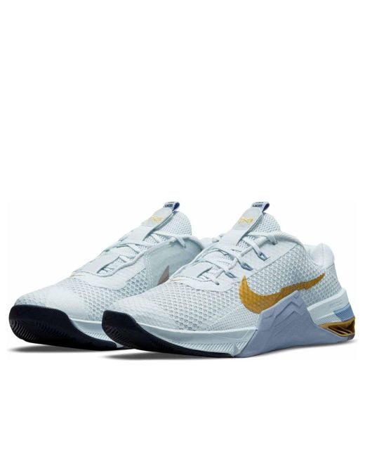 Nike Blue (Wmns) Metcon 7 'Pure Platinum Metallic Coin'