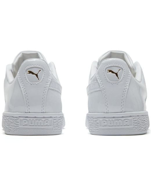 PUMA White (Wmns) Basket Remix