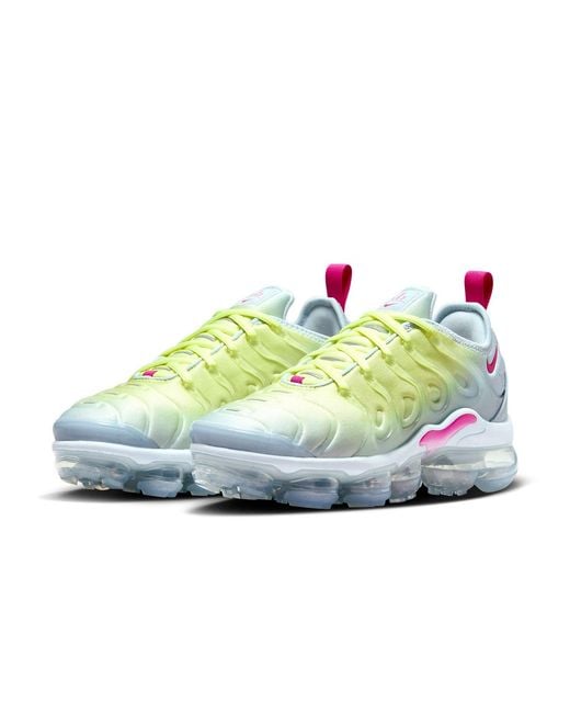Nike Blue (Wmns) Air Vapormax Plus Tint Lemon Twist'