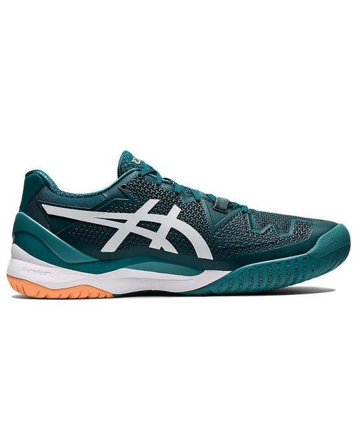Asics Blue Gel Resolution 8 'Velvet Pine' for men
