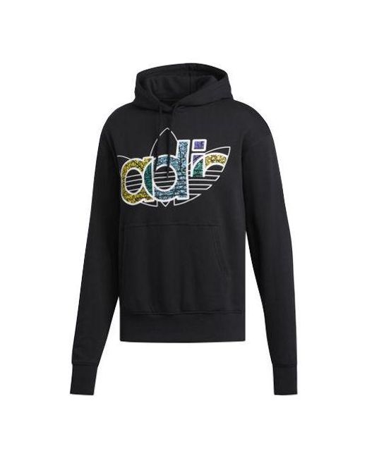Adidas Black Originals 2020 Valentine's Day Series Fleece Lined Loose for men