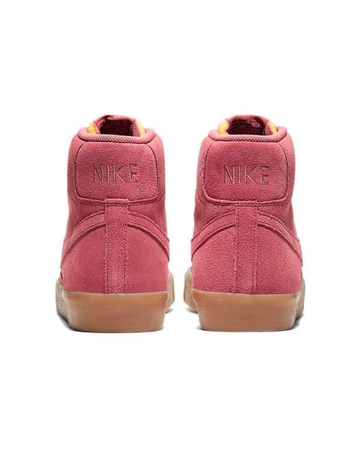 Nike Purple Blazer Mid 77 Suede 'Light Redwood' for men