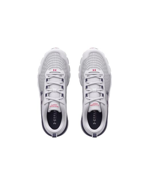 Under Armour White Charged Assert 9 Running Shoes for men
