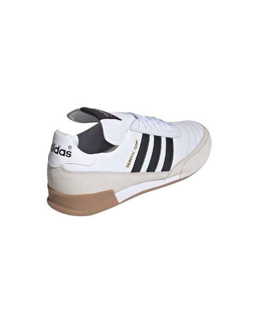 Adidas S Mundial Goal Shoes Adults Indoor Football Boots White/black 11 Uk