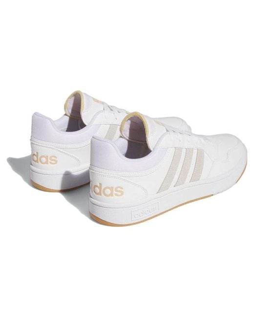 Adidas White Hoops 3.0 Low 'Classic Vintage for men