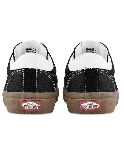Vans Black Epoch Sport Gum' for men