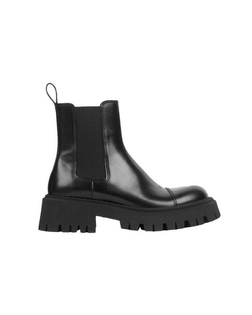 Balenciaga Black Tractor 20Mm Boots for men