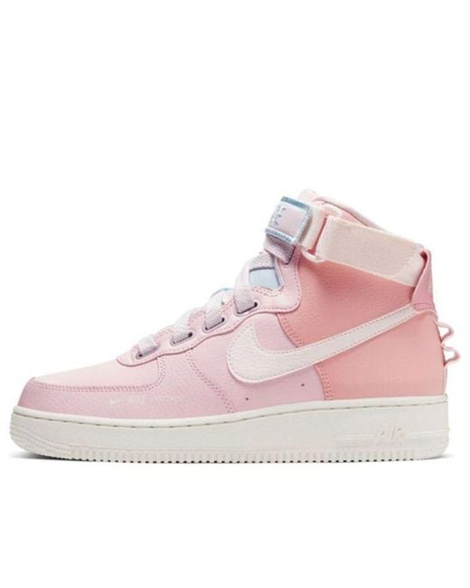 Nike Pink (Wmns) Air Force 1 High Utility 'Utility Force Is Echo Sail