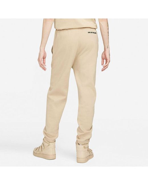 Nike Natural X Billie Eilish Crossover Solid Color Sports Long Pants Asia Edition Couple Style for men