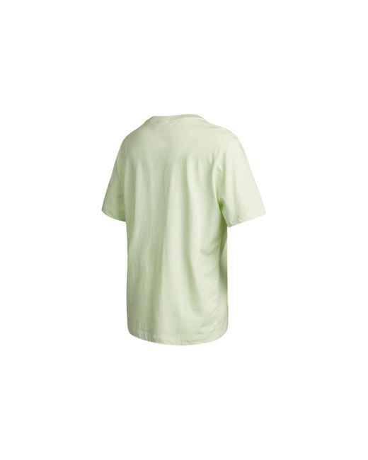 Nike Green (Wmns) Sportswear Essential Sports Running Training Round Neck Short Sleeve T-Shirt
