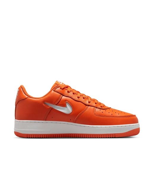Nike Orange Air Force 1 Low Retro Shoes