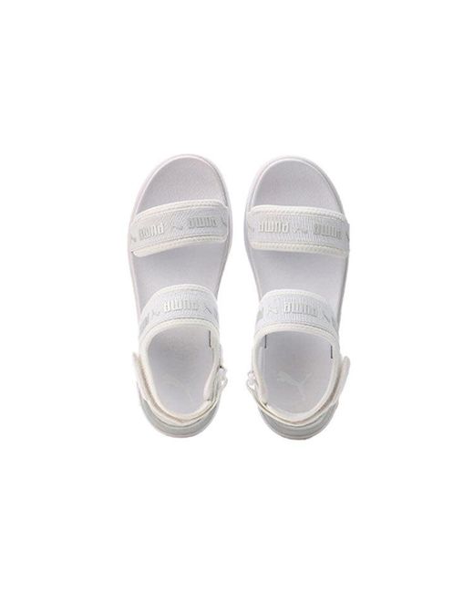 PUMA White (Wmns) Sportie Sandal Metallic'