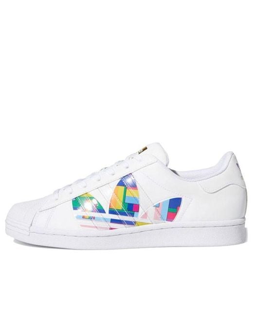 Adidas Blue Superstar 'Pride 2020' for men