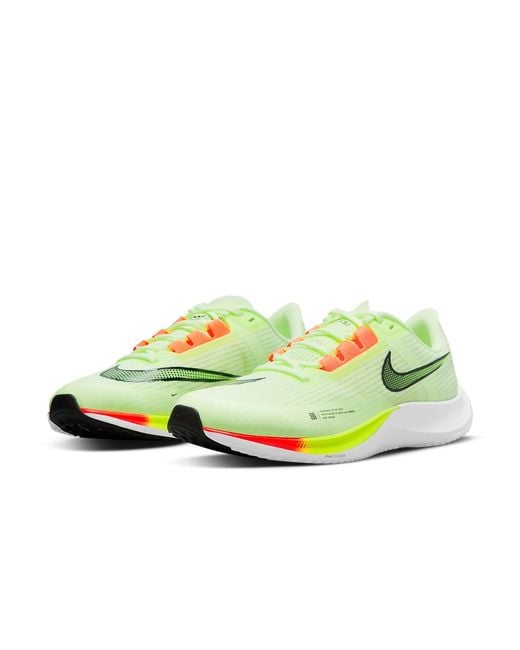 Nike Yellow Air Zoom Rival Fly 3 'Fast Pack' for men