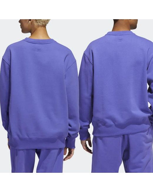Adidas Blue X Pharrell Basic Sports Sweatshirt