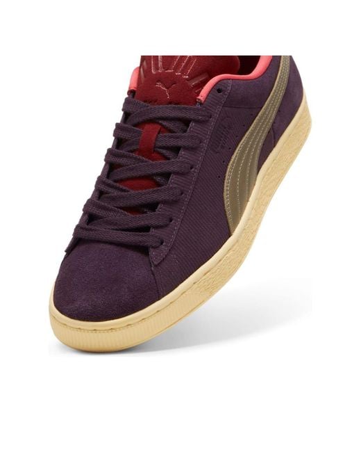PUMA Red Play Loud Suede 'Midnight Plum Chamomile' for men