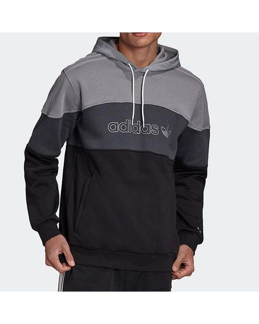 Adidas Gray Originals Colorblock Fleece Lined Stay Warm for men