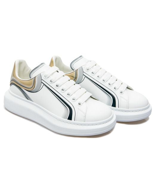 McQueen White Oversized Sneaker Vanilla' for men